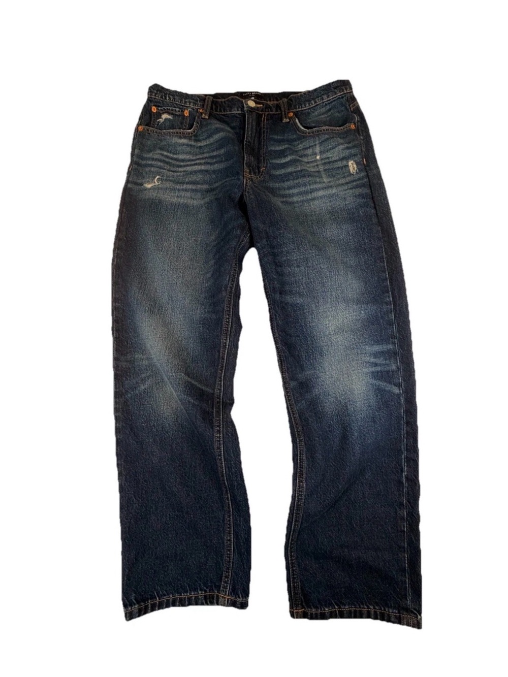 Lucky Brand Women's Dark Blue Straight Leg Jeans